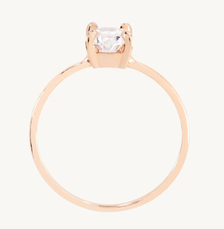 Solitaire Oval Diamond Ring